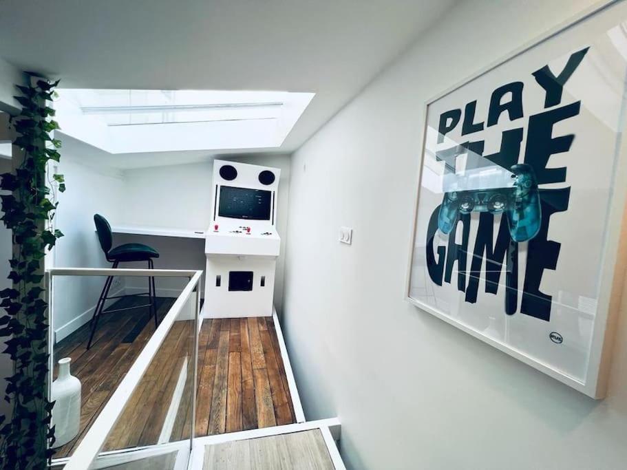 סן-קואן Unique Loft Apartment Located 15 Minutes From The Champs Elysees מראה חיצוני תמונה
