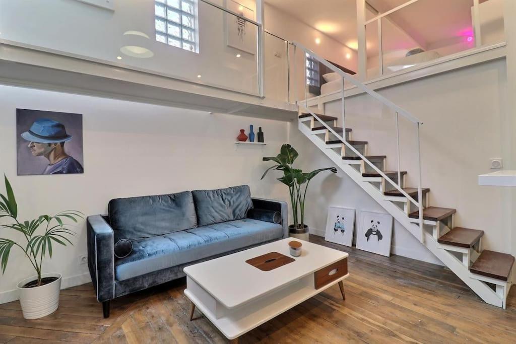 סן-קואן Unique Loft Apartment Located 15 Minutes From The Champs Elysees מראה חיצוני תמונה