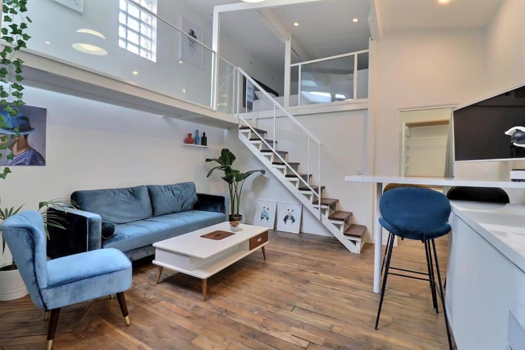 סן-קואן Unique Loft Apartment Located 15 Minutes From The Champs Elysees מראה חיצוני תמונה